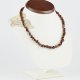 Cherry Baltic amber necklace for adults
